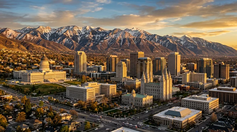 Salt Lake City skyline representing Utah business opportunities